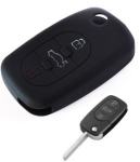 Silikonska zaščita za avto ključ SEL005 - Audi, črna