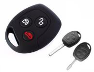 Silikonska zaščita za avto ključ SEL019 - Ford, črna