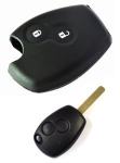 Silikonska zaščita za avto ključ SEL034 - Renault, črna