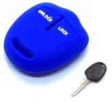 Silikonska zaščita za avto ključ SEL153 - Mitsubishi, modra