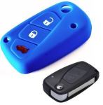 Silikonska zaščita za avto ključ SELM015 - Fiat, modra
