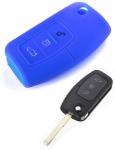 Silikonska zaščita za avto ključ SELM016 - Ford, modra