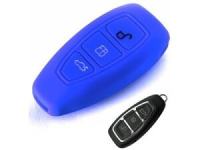Silikonska zaščita za avto ključ SELM018 - Ford, modra