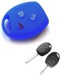 Silikonska zaščita za avto ključ SELM019 - Ford, modra
