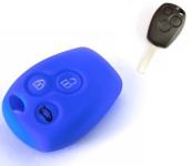 Silikonska zaščita za avto ključ SELM142 - Dacia, modra
