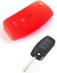 Silikonska zaščita za avto ključ SELR016 - Ford, rdeča