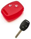 Silikonska zaščita za avto ključ SELR045 - Honda,  rdeča