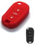 Silikonska zaščita za avto ključ SELR241 - Peugeot, rdeča