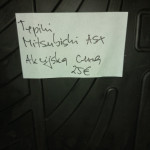 Tepihi gumijasti original Mitsubishi ASX