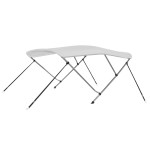 vidaXL Bimini tenda s 3 loki bela 183x180x137 cm