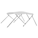 vidaXL Bimini tenda s 3 loki bela 183x196x137 cm