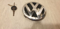 VW emblem, ključ