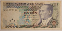 10000 lir 1970 VF Turčija