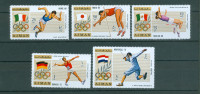 Ajman 1971 olimpijske zlate medalje serija MNH**