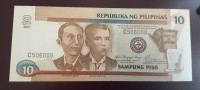 Filipini 10 piso 2001 UNC P187i črne številke