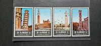 Italijanska arhitektura - Ajman 1972 - Mi 2074/2077 - čiste (Rafl01)