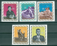 Jemen kraljevina 1967 Kennedy neperf. serija MNH** 8% Michela