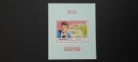 John F. Kennedy - Manama 1969 - Mi B D 35 A - blok, čist (Rafl01)