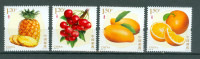 Kitajska 2018 flora sadje serija MNH**