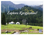 KIRGIZIJA (KYRGYZ EXPRESS POST) 2016 TURIZEM KONJ  ** blok (SKLA-03)