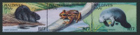Maldivi 1996 fauna III serija MNH**