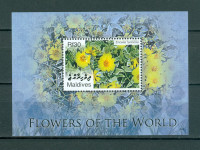 Maldivi 2007 flora blok I MNH**