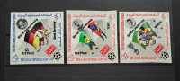 nogomet - Yemen, kraljestvo 1970 - Mi 1144/1146 B - čiste (Rafl01