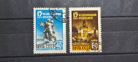 osvoboditev Češkoslovaške -Rusija 1960 -Mi 2339/2340-žigosane (Rafl01)