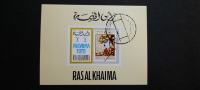 razstava znamk - RAS AL KHAIMA 1970 - Mi B 474 BBL - blok (Rafl01)