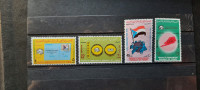 stoletnica pošte - Yemen, South 1974 - Mi 163/166 - čiste (Rafl01)