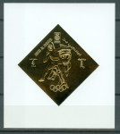 Umm al Qiwain 1968 olimpiada zlati neperforiran blok MNH** 5% michela