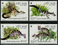 VIETNAM 2005 WWF PALMAŠICA ŽIVALI ** Mi 3354/3357 ** serija (30)