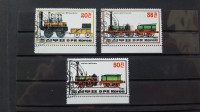 vlaki, lokomotive -Severna Koreja 1983 -Mi 2371/2373-žigosane (Rafl01)