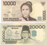 BANKOVEC 10000,20000 RUPIAH (INDONEZIJA) 1998.UNC