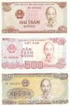 BANKOVEC 200,500,1000 ĐONG (VIETNAM )1987-88.UNC