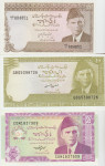 BANK.5-1976,10-1984,5 SPOMINSKI-1997 RUPEES (PAKISTAN) UNC