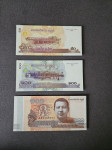 BANKOVCI KAMBODŽA 50, 100 in 100 RIELS 2002, 2001, 2014