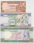 BANKOVEC 1-1982,25-1991,100-1990 POUNDS (SIRIJA SYRIA) UNC