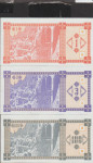 BANKOVEC 1,3,100 LARI P33,P34,P38 KUPON (GRUZIJA) 1993.UNC