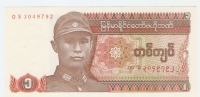BANKOVEC 1,5,10 kyat Mianmar