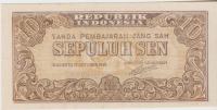 BANKOVEC 10 SEN P15b (INDONEZIJA)1945. UNC