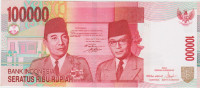 BANKOVEC 100000-2004 RUPIAH P146a (INDONEZIJA) UNC