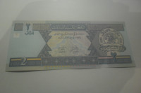 Bankovec Afganistan 2 Afganis 2002 UNC