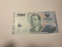 BANKOVEC INDONEZIJA 2000 RUPIAH 2022 UNC