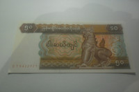 BANKOVEC MYANMAR 50 KYAT 1995 UNC
