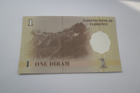BANKOVEC  TAJIKISTAN 1 DIRAM 1999  UNC