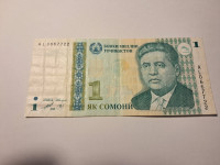 BANKOVEC TAJIKISTAN 1 SOMONI 1999