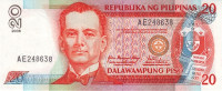 FILIPINI 20 Piso 2006 UNC P182j