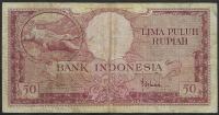 INDONEZIJA 50 in 100 rupij iz leta 1957 iz obtoka , živali