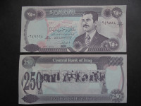 IRAK 250 DINARS 1995 UNC